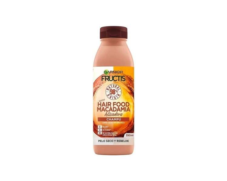 Garnier Fructis Hair Food Macadamia Smoothing Shampoo 350ml