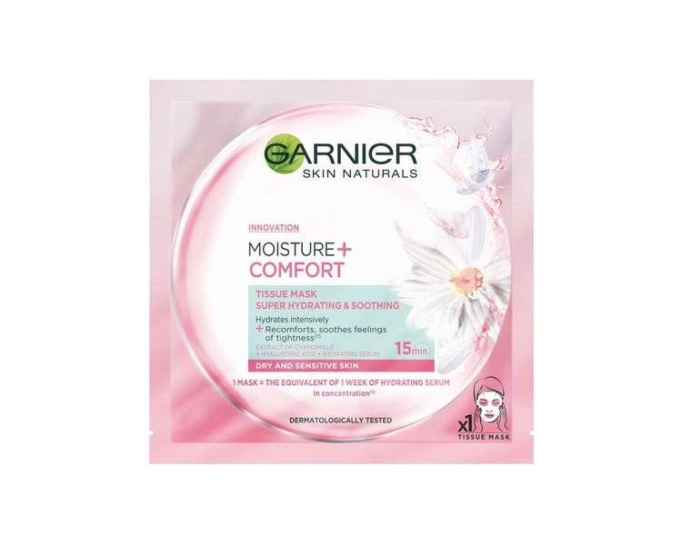 Garnier Skin Naturals Innovation Moisture + Comfort Leaf Mask