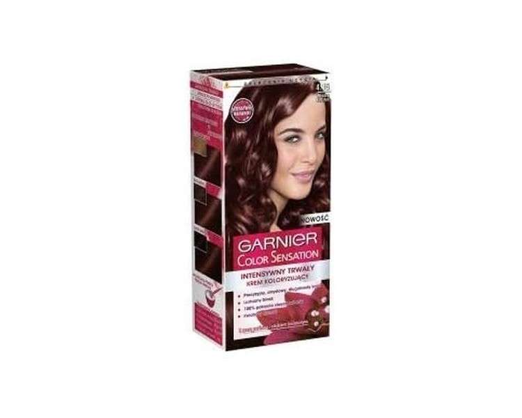 Garnier Color Sensation Permanent Hair Color Cream 4.15 Icy Chestnut