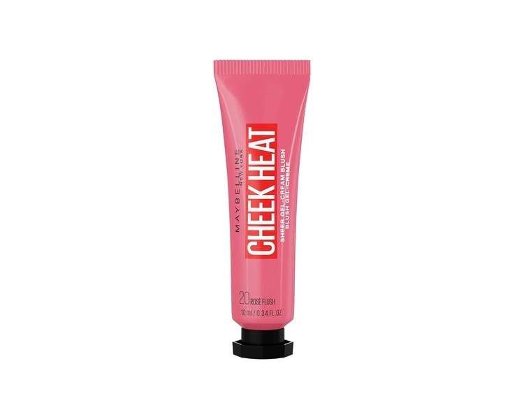 Maybelline New York Cheek Heat Cream Blush  20 Rose Flash 10ml