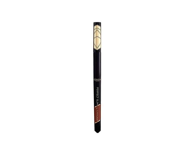 L'Oreal Paris Perfect Slim Liquid Eyeliner Superliner Smudge-Proof Water-Resistant Intense Matte Colour Grey Brown