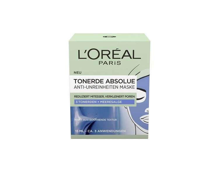 L'Oréal Paris Tonerde Absolue Anti-Blemish Mask 15ml