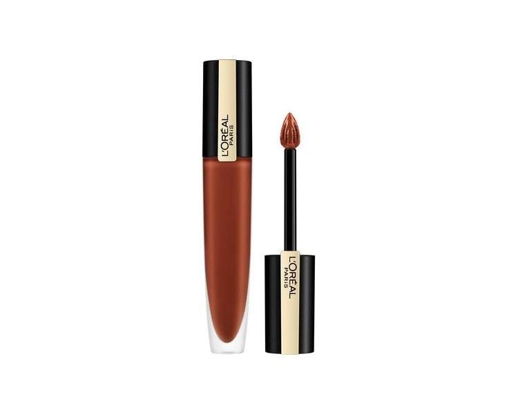 L'Oreal Paris Rouge Signature Metallic Liquid Lipstick 202 Electrify 1 Count