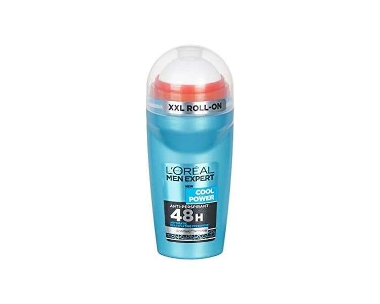 L'Oreal Men Expert Cool Power Anti-Perspirant XXL Roll-On 50ml