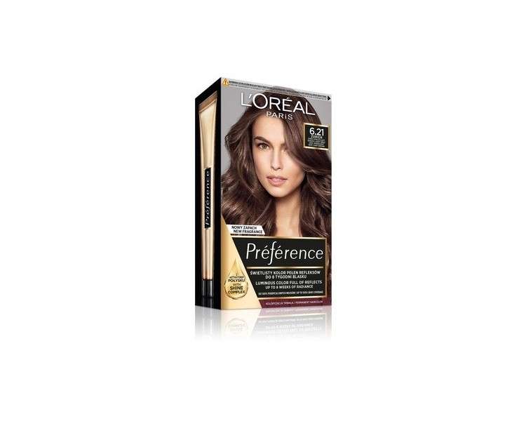 L'Oréal Paris Preference Hair Dye 6.21 Opera 54ml