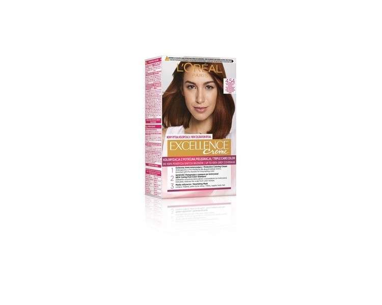 L'Oréal Paris Excellence 4.54 Hair Color Mahogany Copper 268g