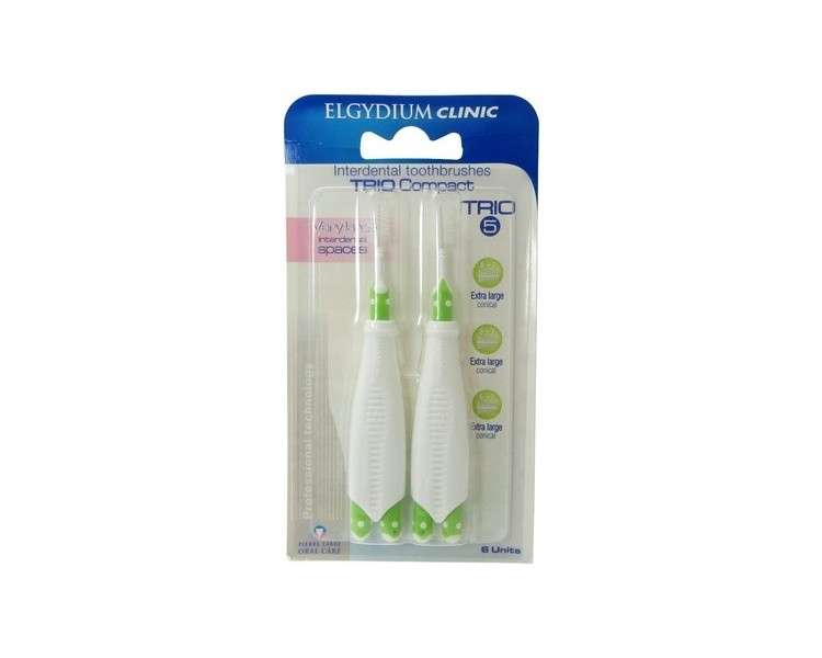 Elgydium Clinic Trio Compact 5 Interdental Brush Extra Large Conical