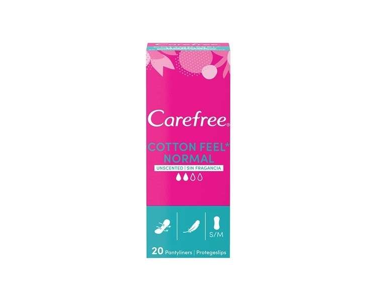 Carefree Cotton Extract Breathable Pantyliners