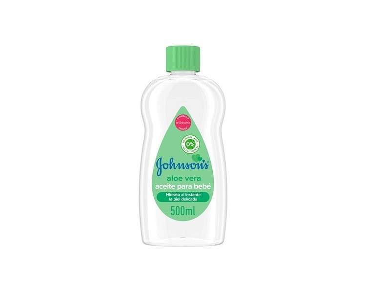 Johnsons Baby Oil Aloe Vera 500ml