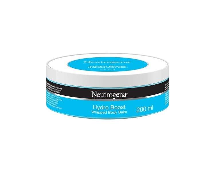 Neutrogena Hydro Boost Whipped Body Balm Gel 200ml for Dry Skin