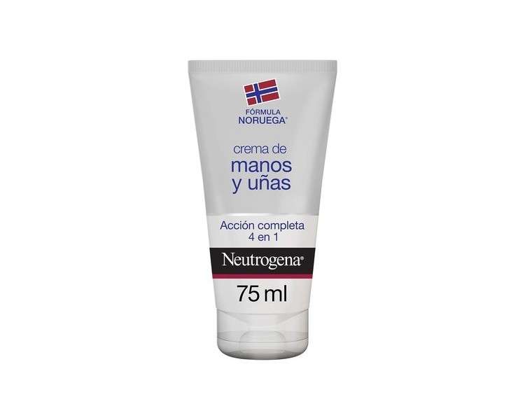 Neutrogena Norwegian Formula Hand & Nail Cream Stronger Nails Hydrated Skin with Vitamin E 75ml