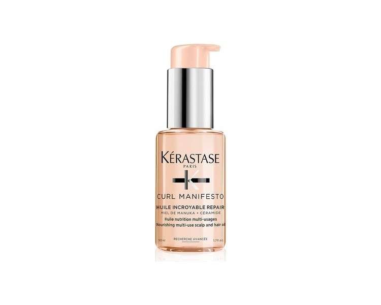 Kérastase Curl Manifesto Nourishing Oil Styling and Finishing Treatment with Manuka Honey and Ceramide 50ml