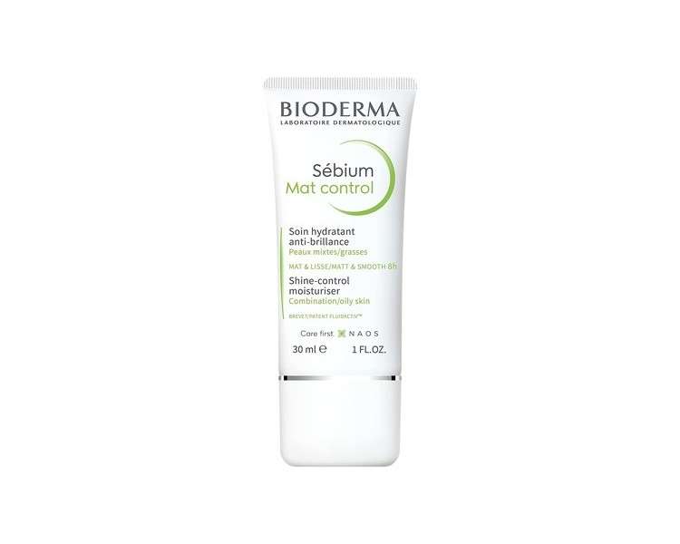 Bioderma Sébium Mat Control Mattifying Face Cream for Combination to Oily Skin 40ml