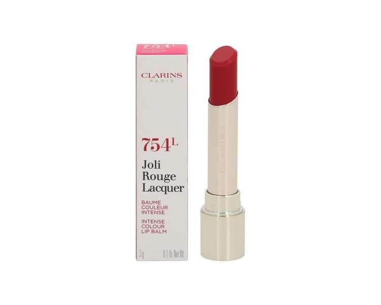 Clarins Joli Rouge Lacquer 754 L Deep Red 1.0oz/3g