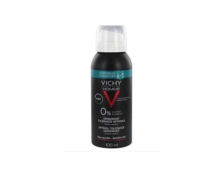 Vichy Homme Optimal Tolerance Deodorant 100ml