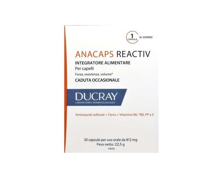 Ducray Anacaps Reactiv hair and nails 30caps