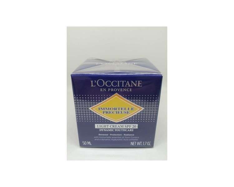 L'Occitane Precious Light Cream Spf20 50Ml