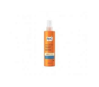 RoC Soleil-Protect Moisturizing Spray Lotion SPF 50 Non-Greasy Sunscreen High UVA/B Protection Water Resistant 200ml