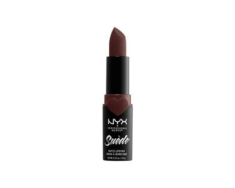 Nyx Professional Makeup Suede Matte Lipstick Vegan Formula Cold Brew True Brown 3.5g