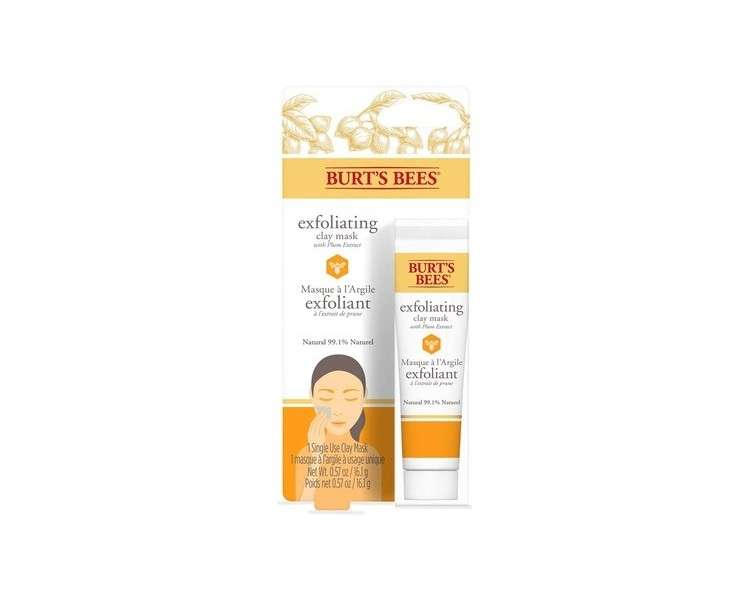 Burt's Bees 99.1% Natural Exfoliating Clay Mask 16.1g