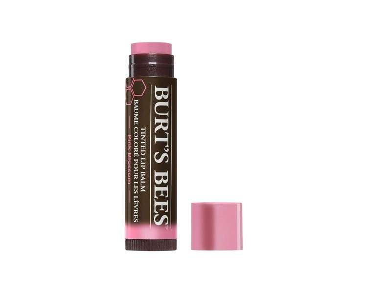 Burt's Bees 100% Natural Moisturizing Tinted Lip Balm Pink Blossom