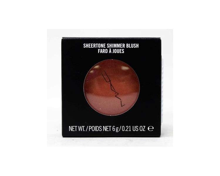 MAC sheertone shimmer blush peachwist 6g