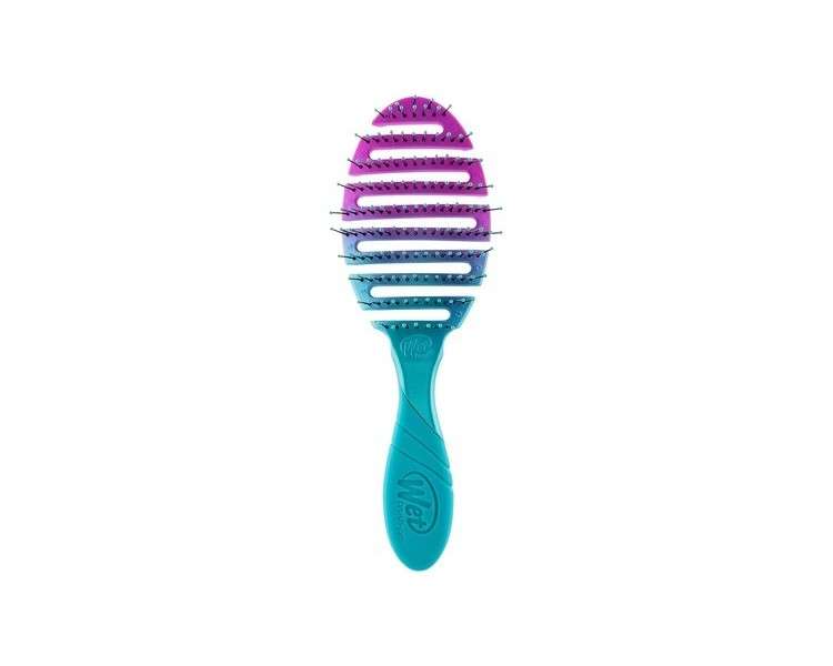 Wet Brush Pro Flex Dry Brush Teal Ombre for Unisex Hair