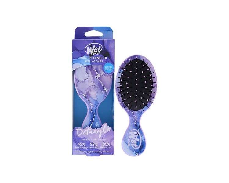 Wet Brush Stellar Skies Mini Detangling Brush Lilac Skies For Women And Men