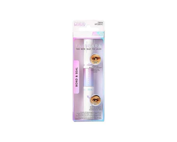 KISS Falscara DIY Eyelash Extension Bond and Seal Infused with Biotin and Vitamin E - White