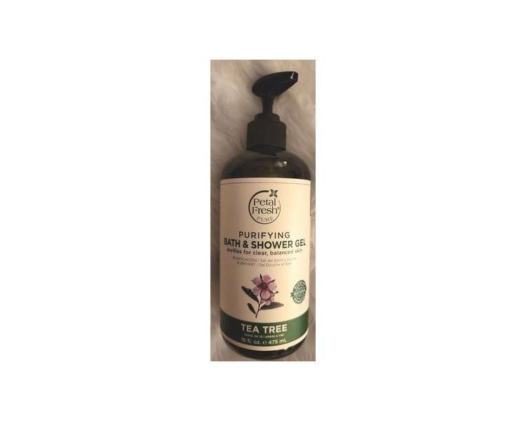 Petal Fresh Pure Energizing Bath & Shower Gel Tea Tree 16 fl oz