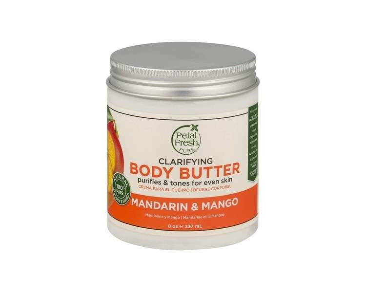 Petal Fresh Nourishing Mandarin & Mango Body Butter 8 oz (237 ml)