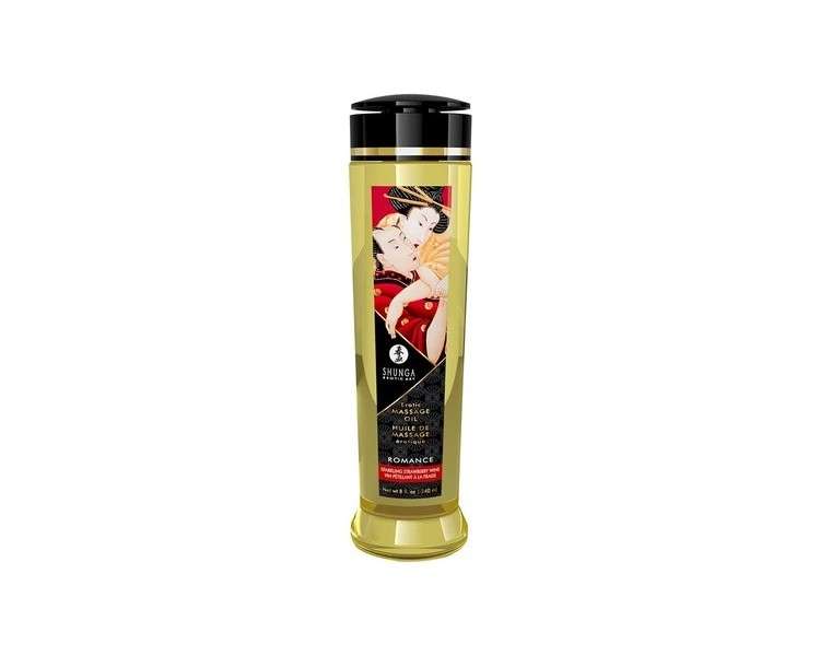 Shunga Massage Oil Strawberries One Size