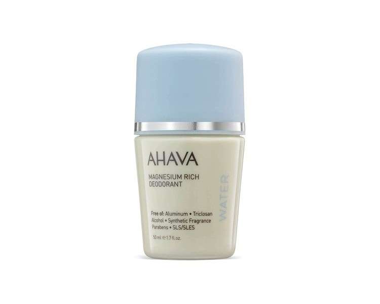 AHAVA Mineral Deodorant Roll-On for Women Long-Lasting Protection Against Odor and Wetness 50ml