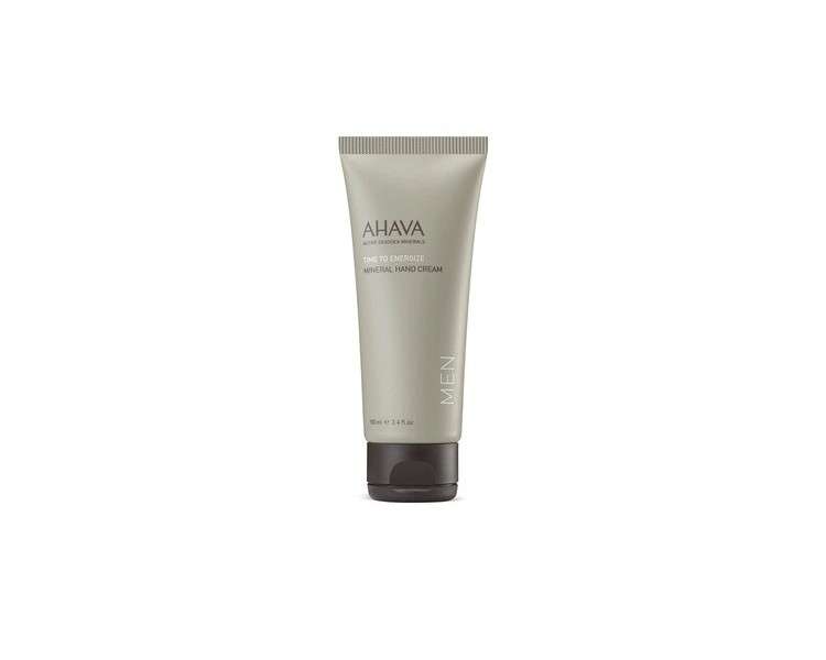 AHAVA Men's Mineral Hand Cream 3.4 Fl Oz