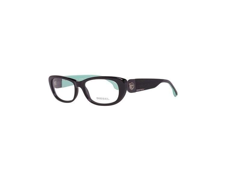 Diesel Eyeglass Frames DL5029 52001 Rectangular Frames 52 Black