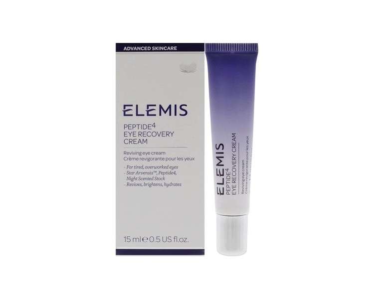 ELEMIS Peptide Recovery Eye Cream Brightening and Refreshing Anti Wrinkle Cream 15ml