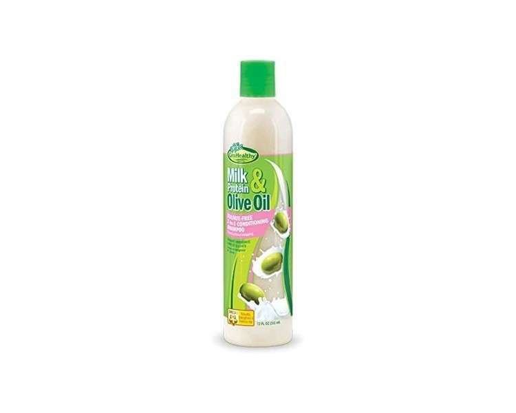 Sofn Free Gro Healthy Milk Protein Olive Oil 2-in-1 Conditioning Shampoo 355ml