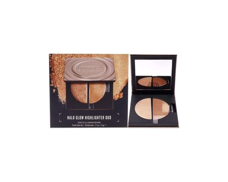 Smashbox Halo Glow Highlighter Duo Golden Pearl 0.17oz 5g