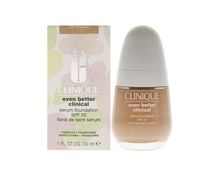 Clinique Even Better Cream Foundation Spf20 Cn74 Beige 30ml