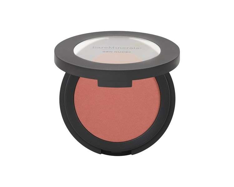 bareMinerals Gen Nude Powder Blush All Day Wear Buildable Coverage Matte Soft Focus Finish Talc-Free Vegan Strike a Rose 0.21 Ounce