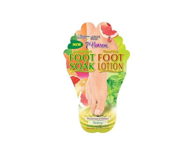 7th Heaven Foot Soak 12ml and Foot Lotion 5ml