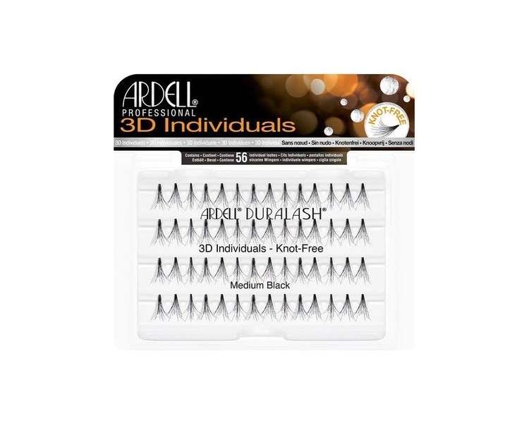 Ardell Pestanas Postizas 3d Individual Medium Black