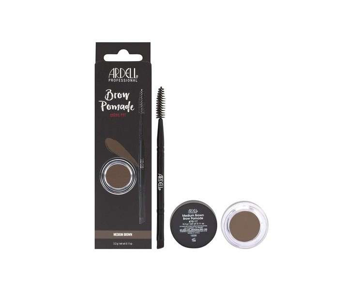 ARDELL Brow Pomade with Brush Medium Brown 25g