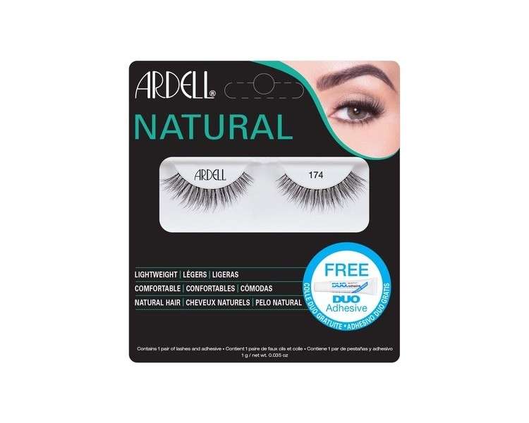 Ardell Natural 174 Lashes with DUO Black Adhesive