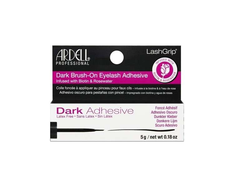 Ardell Natural Brush-On Adhesive with Biotin and Rosewater Dark