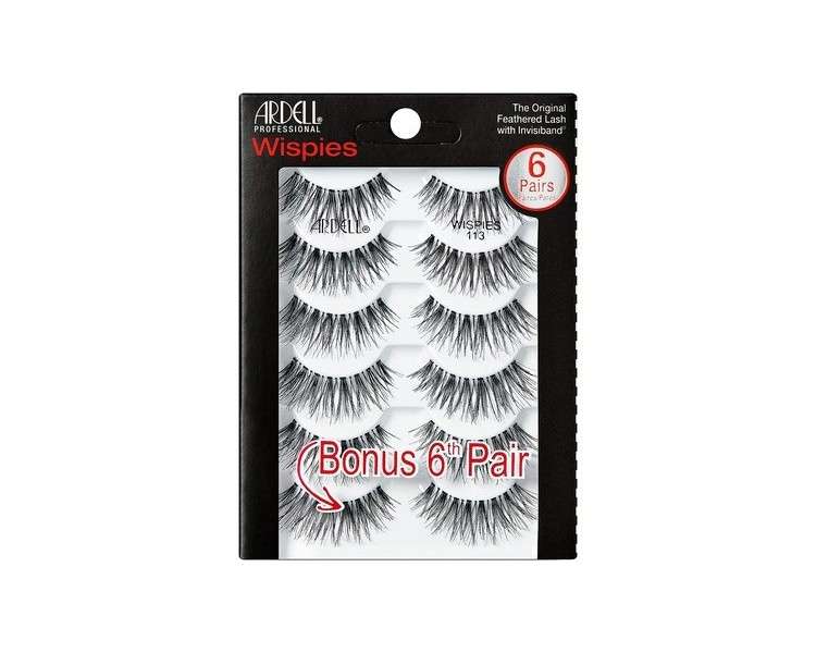 Ardell Wispies False Eyelashes 113 - Pack of 4