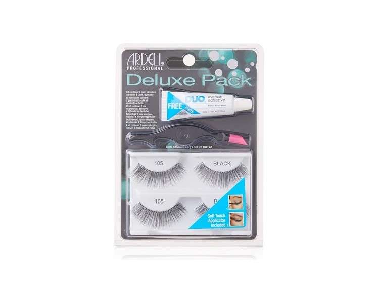 ARDELL Deluxe Pack 105 Black False Eyelashes 25g