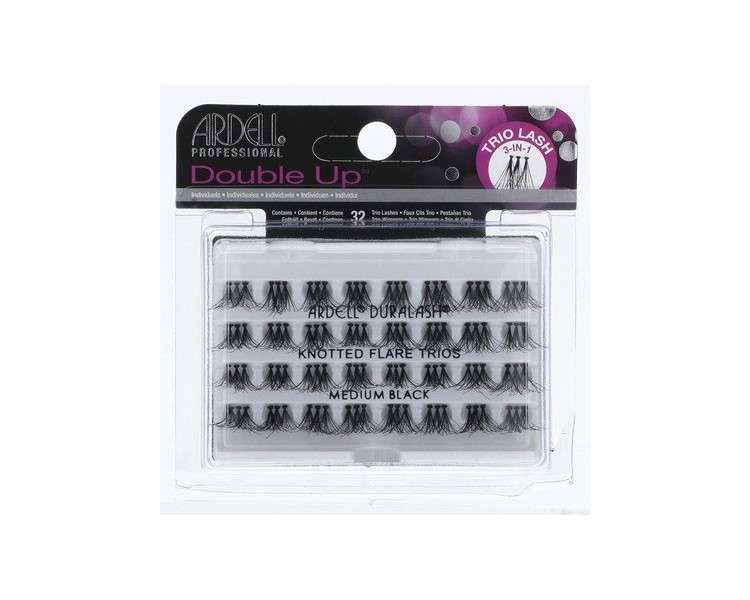 ARDELL Double Trio Individuals Eye Lashes Medium Black