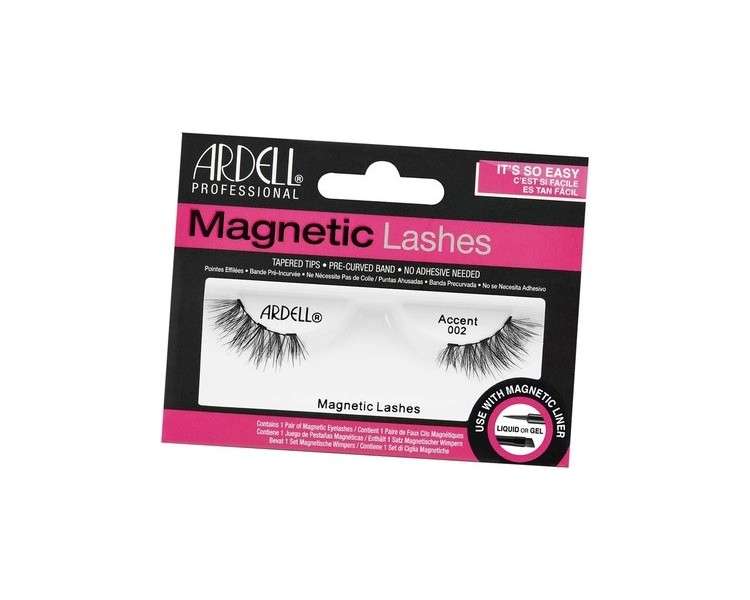 Ardell Single Magnetic Lashes Style Accent 002 - Ideal for Use with Magnetic Lash Liner