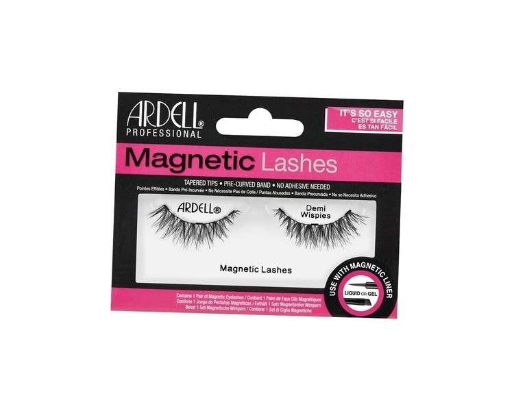 Ardell Single Magnetic Lashes Style Demi Wispies - Ideal for Use with Magnetic Lash Liner